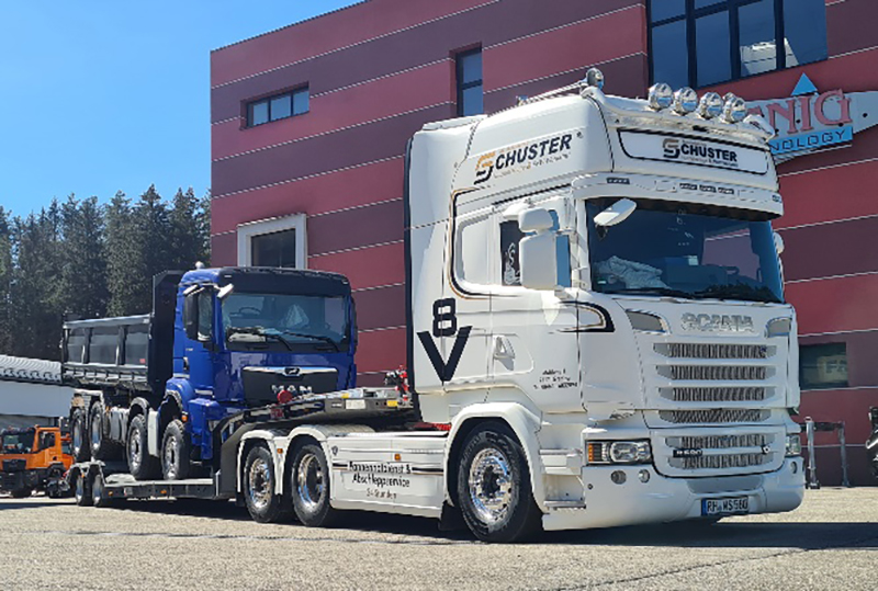Scania R580 + Tieflader FGM26